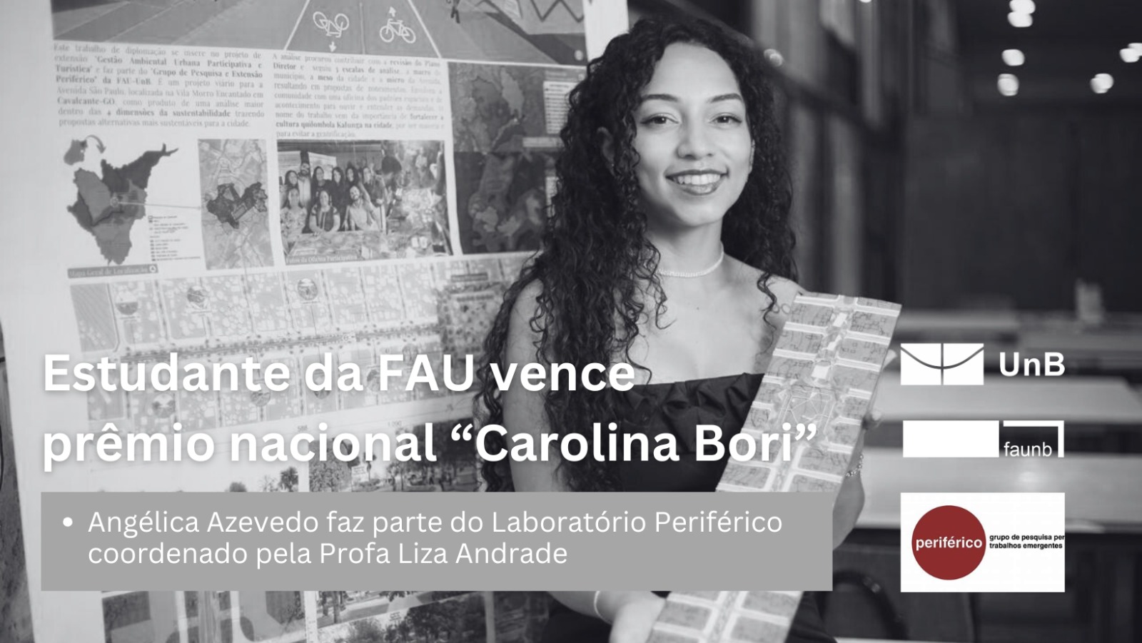 Estudante da FAU vence Prêmio Meninas na Ciência da SBPC